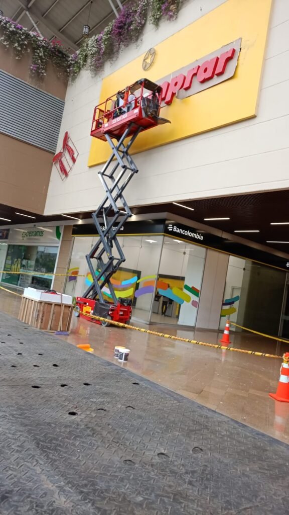 Elevador de tijera en Bucaramanga