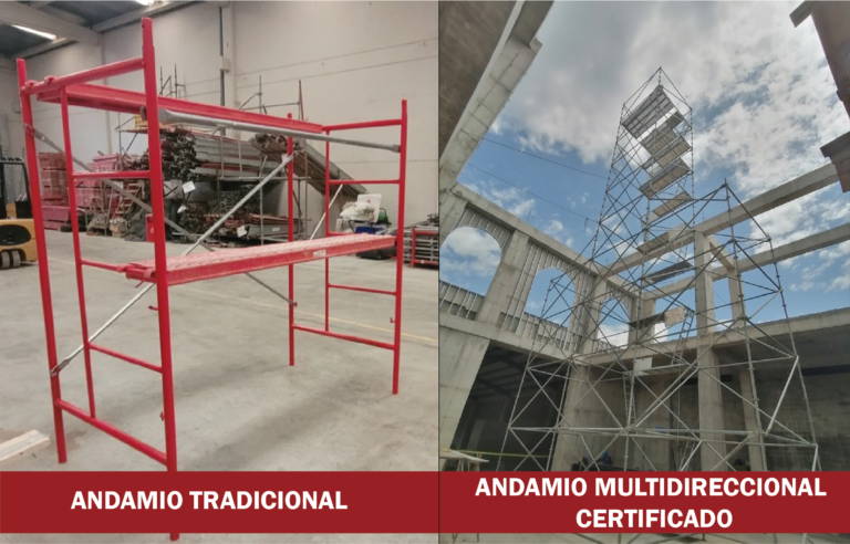 andamio mul certf vs tradicional